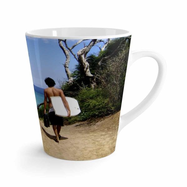 Paradise Is Just a Thought Away -Latte mug 4