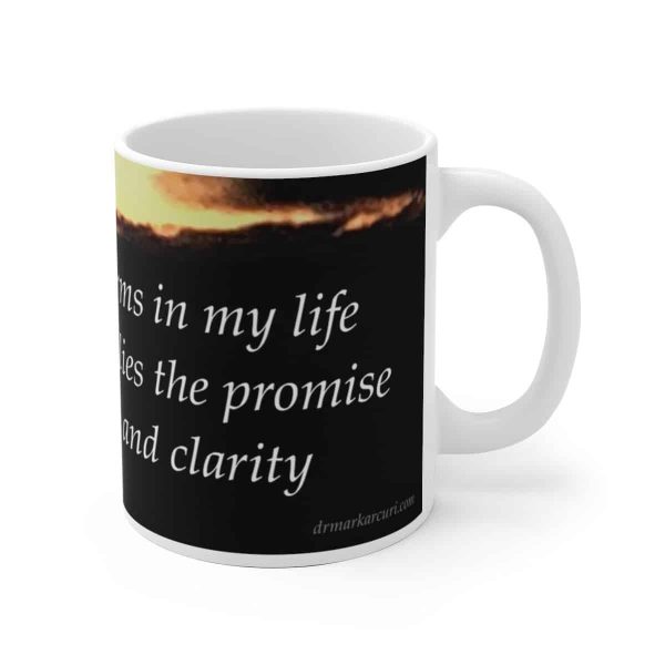 I embrace the storms in my life... -Inspirational Ceramic Mug 1